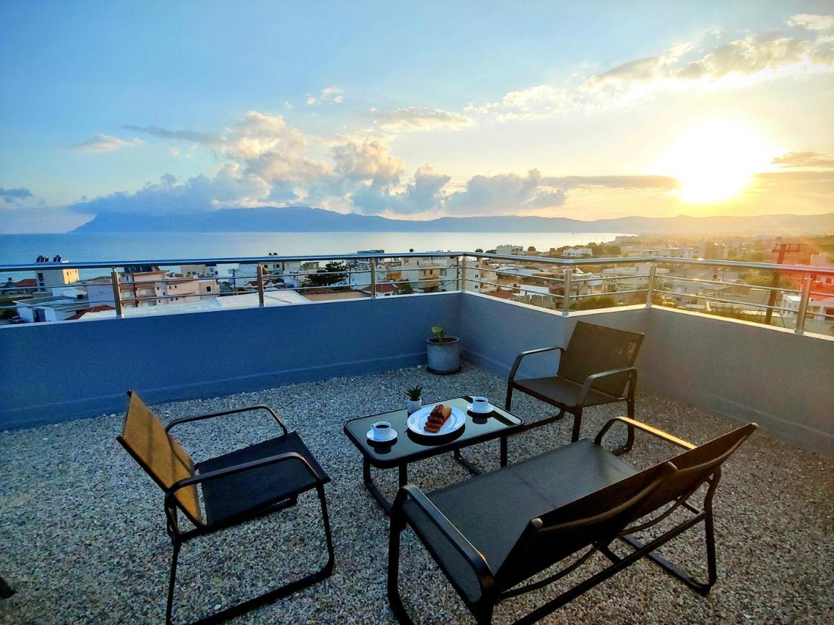 Blue Horizon Daire Kíssamos Dış mekan fotoğraf